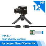 Arducam Complete High Quality Camera Bundle for Jetson Nano/Xavier NX, 12.3MP 1/2.3 Inch IMX477