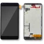 Ecran Tactile + Lcd Noir Sur Châssis De Remplacement Pour Nokia Lumia 640 Xl (Rm-1065 / Rm-1066)
