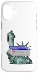 iPhone 16 Plus Cool New York City NYC Statue of Liberty USA Flag Design Case