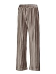 Velvet Plissé Trousers Brown Filippa K