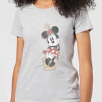 Disney Mickey Mouse Minnie Offset Women's T-Shirt - Grey - 5XL - Grey