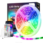 Led-remsa 15m, Pstar Bluetooth Led-remsa Rgb 24v med IR-fjärrkontroll App-styrbar musikläge, ljuskedja/band, musik/röstsynkronisering för belysning Hom