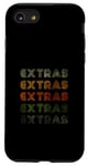 iPhone SE (2020) / 7 / 8 Love Heart Extras Tee Grunge Vintage Style Black Extras Case