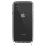 Coque Apple iPhone X et XS Anneau personnalisable avec bijou/Chaîne Transparent