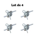 4 Piece Motorcycle Fuel Valve Switch, Universal Fuel Valve 7mm for 50cc 70cc 90cc 110cc 125cc 150cc Dirt Bike COOCHEER
