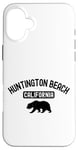 Coque pour iPhone 16 Plus Huntington Beach California Surf Vintage 562 SoCal Orange