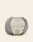 Sirdar Snuggly Cashmere Merino Silk 4 Ply, 75% Extra Fine Merino, 20% Silk, 5% Cashmere, Premium Yarn for Knitting and Crochet, Silvery Moon (306), 50g