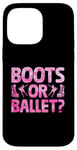 Coque pour iPhone 14 Pro Max Boots Or Ballet Sexe Révéler Future Parent Papa Maman