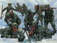 Alpines Italien Mountain Troops WWII Figurines Plastique Kit 1:72 Model Italeri