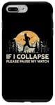 iPhone 7 Plus/8 Plus If I collapse Please Pause my Watch Running Marathon Runner Case