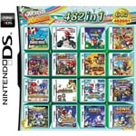 482 en 1 Cartouche de jeu DS Mario Multicart pour Nintendo DS NDSL NDSi 3DS 2DS