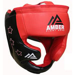 Amber Fight Gear EUHG-S Casque de Boxe Unisex Adult, Multicolore, Small