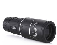 Mini télescope monoculaire haute puissance 16 x 52 noir double mise au point optique zoom réglable jumelles pour randonnée,camping,voyage,tourisme,armure(Q431)