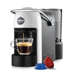 Lavazza, A Modo Mio Jolie EVO, Coffee Capsule Machine, Made from 36% Recycled Plastic, Compatible with A Modo Mio Pods, with Removable Cup Rest, Automatic Shut-Off, 1250 W, 220–240 V, 50–60 Hz, White