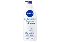 NIVEA Express Hydration Body Lotion Fast Absorbing 72 H , 400 ml  ( Pack of 1 )