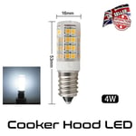 Cooker Hood Bulb LED 4W (40W) Daylight White Light E14 Small Edison Screw *Uk*