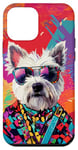 Coque pour iPhone 12 mini West Highland White Terrier Westie Fashion Pop Art coloré