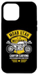 iPhone 12 Pro Max Moab Utah U-128 Retro Motorcycle Canyon Carving Design Case