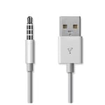 Câble Data USB et Câble Chargeur pour iPod Shuffle 2G, Shuffle 3G, Shuffle 4G