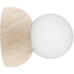 Torrano 13 Wall/Ceiling Lamp, Travertine