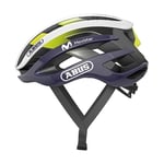 Abus Casque de vélo de course ABUS AirBreaker - casque de vélo haut de gamme pour le cyclisme professionnel - pour femmes et hommes - bleu/blanc, taille M