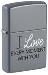 Zippo Briquet Tempête - Instant Présent - Chrome Urbain & Image Couleur - Rechargeable, Garanti à Vie - Flamme Ajustable - Boîte Cadeau, Métal, Fabriqué aux USA, Unique