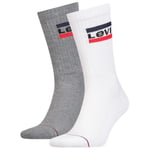 Levis Strumpor 2P Sport Regular Cut Sock Vit/Grå Strl 39/42