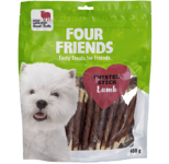 FourFriends Dog Twisted Stick Lamb 12,5 cm - 6x40 st