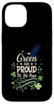 Coque pour iPhone 14 Trèfle vert et fier d'être libre – Célébrez la liberté