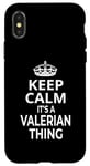 iPhone X/XS Valerian Personalized Name: Keep Calm It's A Valerian Thing! Case