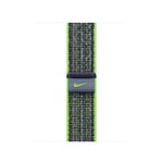 Apple 41mm Nike Sport Loop - Bright Green/Blue - Compatible with Apple Watch Series 7(41mm), Series 8(41mm), Series9(41mm)