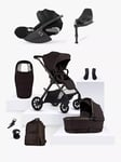 Silver Cross Reef 2 Special Edition Pushchair & Accessories with Cybex Cloud T Car Seat and Base T Bundle, Ganache/Black