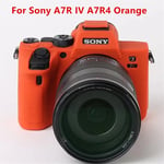 Étui en silicone souple pour appareil photo Sony A7R4 A7R5 A7figured A7R3 A7Inter A7ltA7R II III IV V figuré - Type A7RIV A7R4 Orange