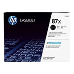 Toner HP CF287X 87X 18K svart