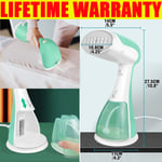 UK Portable Handheld Garment Clothes Steamer Travel Wrinkle Remove Large Water