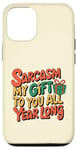 iPhone 12/12 Pro Sarcasm My Gift to You All Year Long Colorful Wrapped Box Case