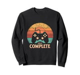 LEVEL 15 COMPLETE Retro Gaming Milestone Sweatshirt