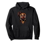 Chocolate and Honey Drip Black Art African American Woman Pullover Hoodie