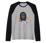 Squid Game Korean Text Logo Front Man Raglan Baseball Tee