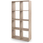 Vicco - Meuble de rangement cube Scutum, Sonoma, 72 x 143 cm