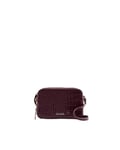 Ted Baker Women's Stina-Double Zip Croc Effect Mini Camera Bag, Maroon, O/S