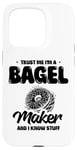 Coque pour iPhone 15 Pro Croyez-moi, je fabrique des bagels et je sais tout