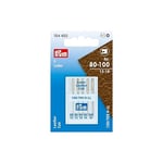 Prym 154450 Sewing Machine Needles Leather 130/705 No. 80-100, Assorted, Steel, Silver, Leder