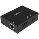 StarTech 1 Port Gigabit PoE+ Extender 802.3at & 802.3af - 100m (330ft) - Power over Ethernet Extender - PoE Repeater Network Extender (POEEXT1GAT) -