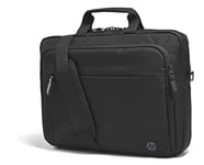 HP Professional 15.6 inch (39 cm) TopLoad Briefcase Messenger Bag for Laptop/Chromebook/Mac, RFID, Suitcase Pass-Through - Grey