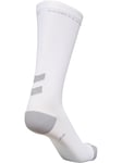Hummel Unisex Elite Compression Socks, unisex_adult, Socks, 203405, White/Alloy, 1