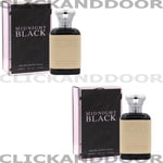 2 X 100ml Saffron London Perfume Midnight Black Eau de parfume spray