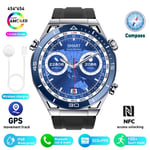 Montre Connectée Ndavid Pour Homme,Ecg + Ppg,Appel Bluetooth,Traqueur Gps,Bracelet De Mouvement,Fitness Pour Huawei,Montres Ultimes,2023 - Type Blue And Black