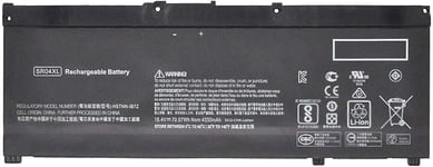 70.07Wh SR04XL Laptop Batterie pour HP Pavilion 15-CB000 Omen 15-CB000 15-CE015DX 15-CE000 15-DC0000 Series HSTNN-IB7Z HSTNN-DB7W 917678-1B1 917678-2B1 917724-855