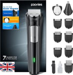 Beard Trimmer Hair Clippers Men Nose & Ear Trimmer, 9-In-1 Body Groomer Men Kit